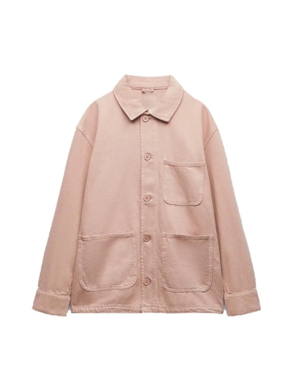Zara Dusty Pink Overshirt - 100% cotton